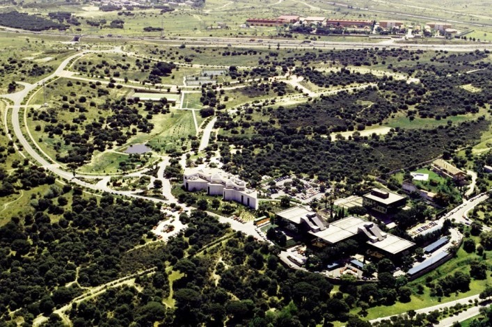 Aereal photograph of Campus de Montegancedo